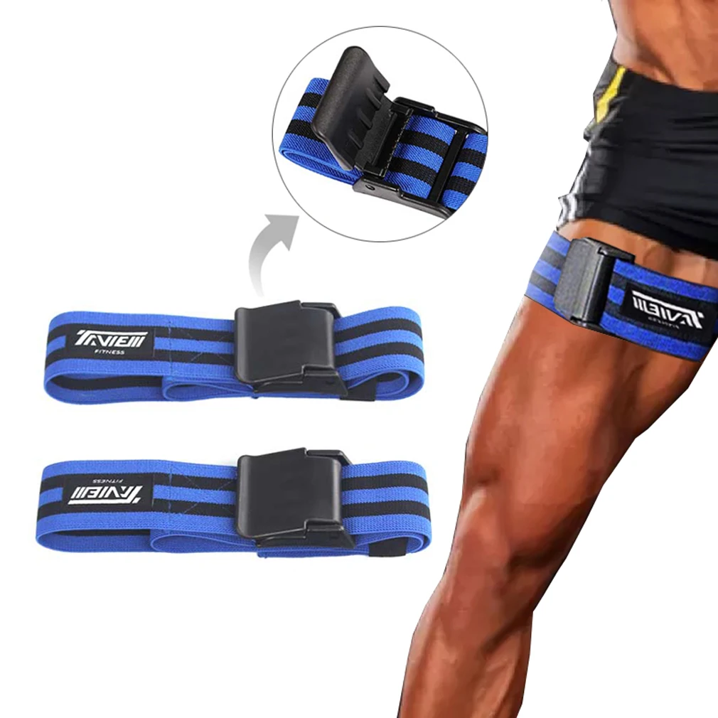 Bodybuilding Leg Occlusion Blood Flow Restriction Training Resistance Bands Kaatsu Straps Gym Fitness Equipment