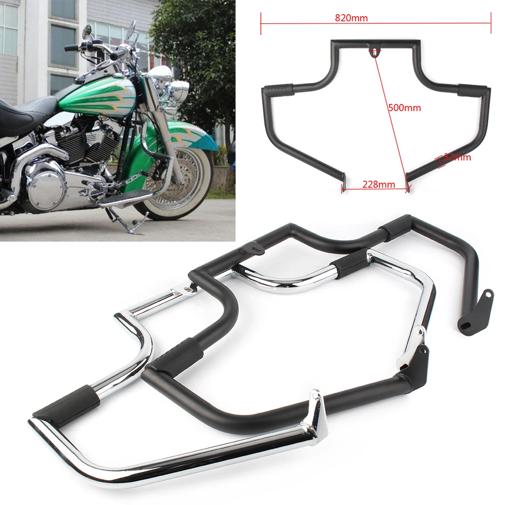 Motorcycle Crash Bar Engine Guard Protector For Harley Davidson FLSTC Softail Heritage Classic models 2000-2017 except Springer