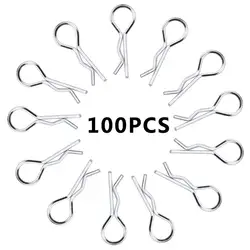 100Pcs Roestvrij Body Shell Clip Pin Voor Hsp Rc 1/16 Car Buggy Truck Hsp Voertuigen