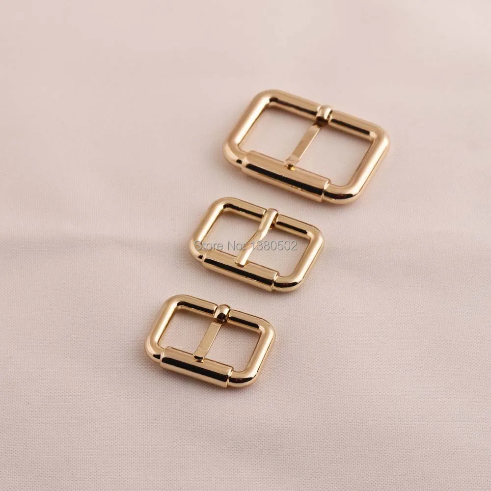 6pcs/lot 23/25/32mm gold color alloy metal Top Quality Pin buckles belt buckle for garment Strap Webbing Diy For women and men