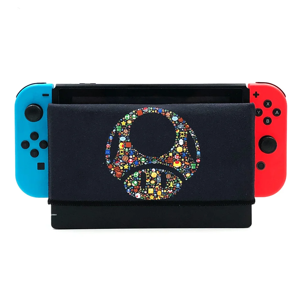 Przełącznik do nintendo Dock Cover Sleeve Dock Sock naklejka miękki zamsz Anti-scratch akcesoria nadaje się do przełącznika OLED Nintendos Dock
