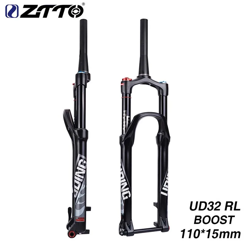 Bike Suspension Fork,Air Adjustable , 32 RL BOOST, 140mm, 29, 27.5 Plus, 110mm, 110x15 Lock, MTB Bicycle, Cross Country