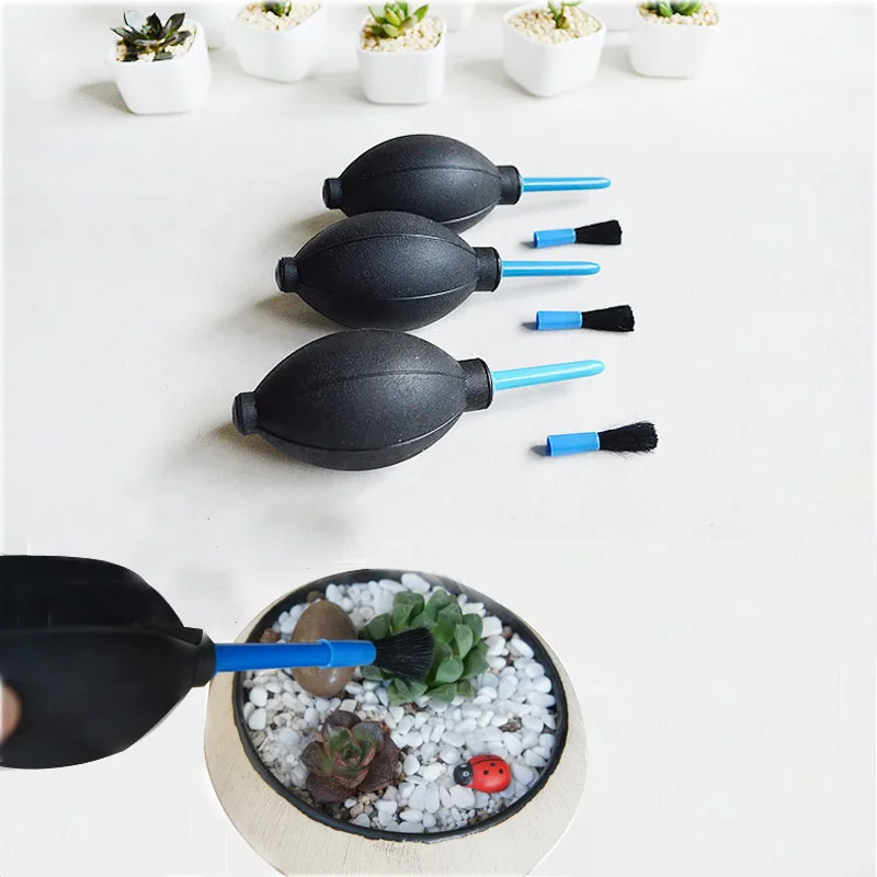 10 Stks/partij 2 In1 Camera Lens Clearing Pak Kit Set Reiniging Bursh + Schone Lucht Blower