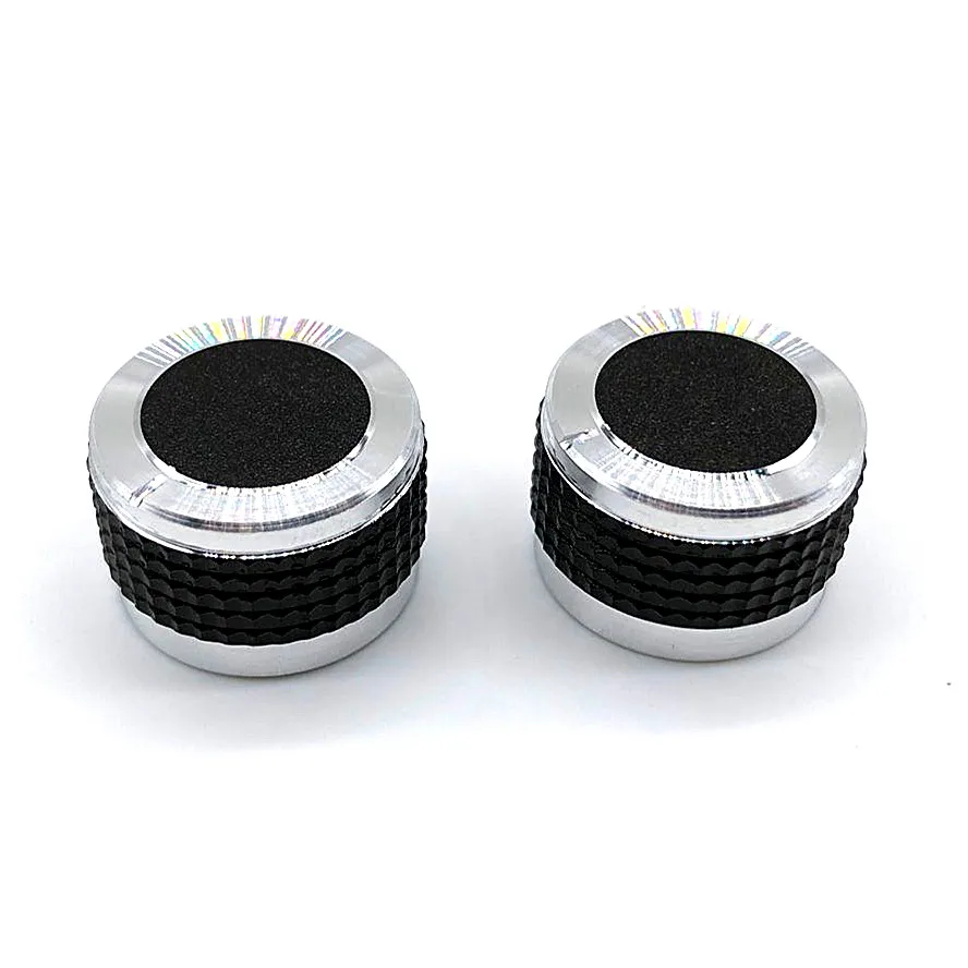 2pcs D Axis Plum Axis Car Volume Knob Power Aplifer Volume Knobs Potentimeter Switch Caps 20x13mm Plum Half Shaft