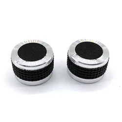 2pcs D Axis Plum Axis Car Volume Knob Power Aplifer Volume Knobs Potentimeter Switch Caps 20x13mm Plum Half Shaft