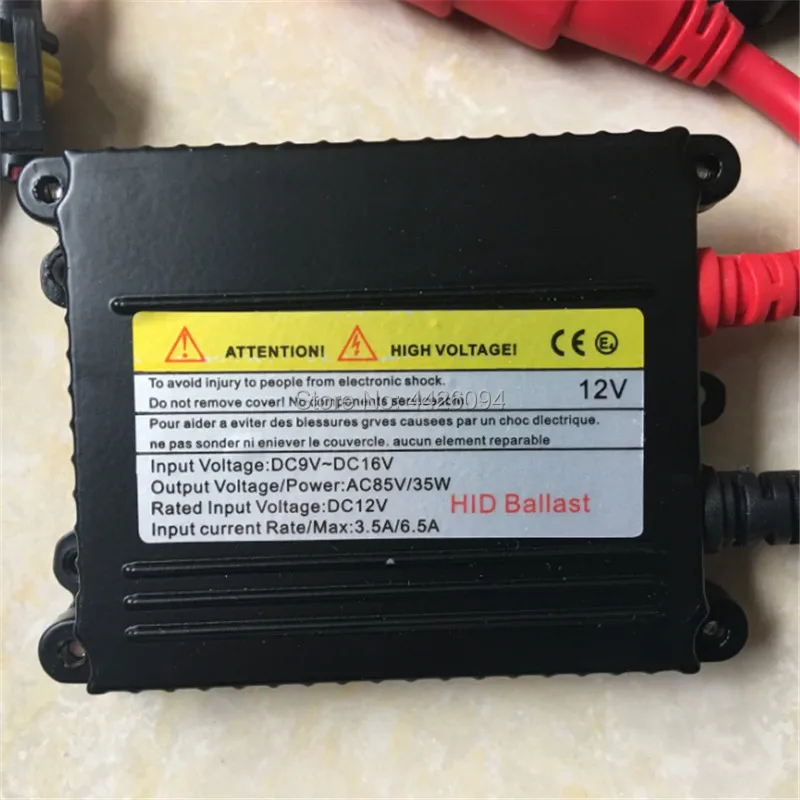 Car HID Ballast 12V 35W Xenon Lamp Ballast D1S D2S D3S D4S Ballast Shim Plastic HID Ballast