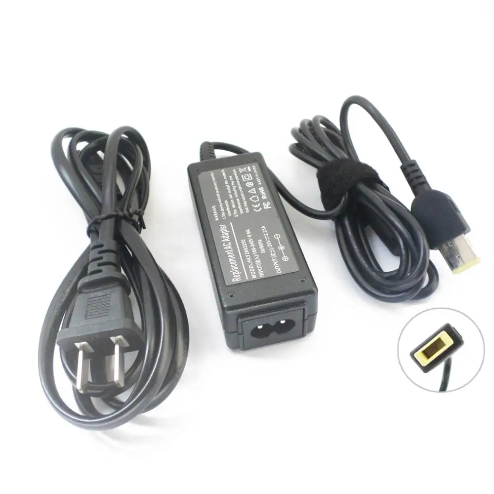 20V 2.25A AC Adapter Battery Charger for Lenovo IBM Flex 14 14D 15 15D ADLX45NDC3A IdeaPad U430p USB Laptop Power Supply Cord