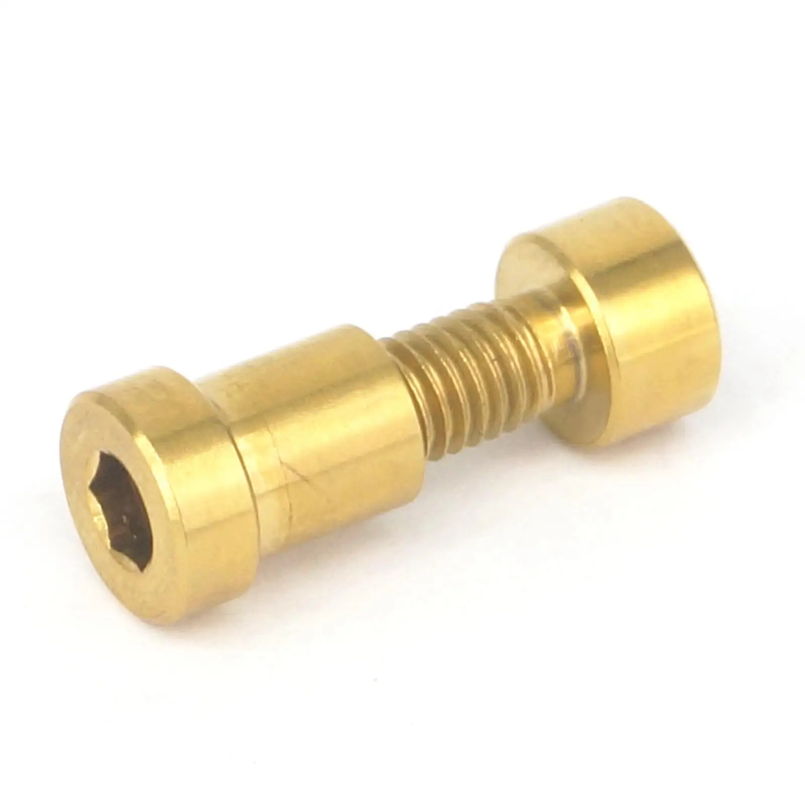 M5x16mm Golden GR5 Titanium Screw Bolt With Cap Nut For Bike Carbon Fibe Handlebar