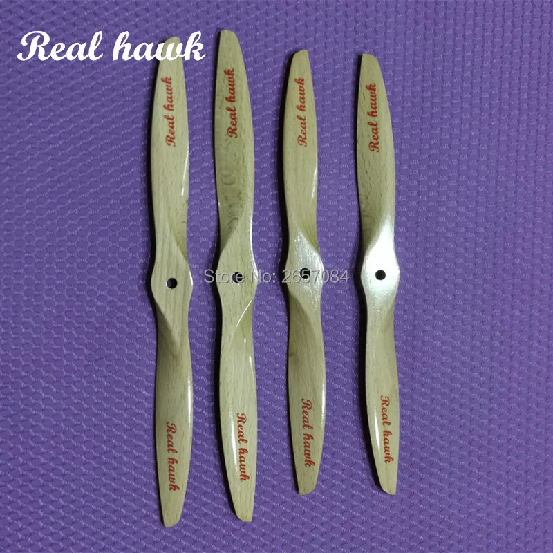 13x4/13x5/13x6/13x7/13x8/13x10 CCW or CW Wooden beech Propeller High Efficiency For Airplane nitro engine