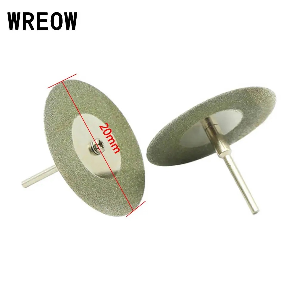 20mm 10PC Mini Cutting Discs Rotary Tool Accessory Fits Dremel Lapidary Diamond Cut Off Wheel Disc dremel diamond bits Cut Tool