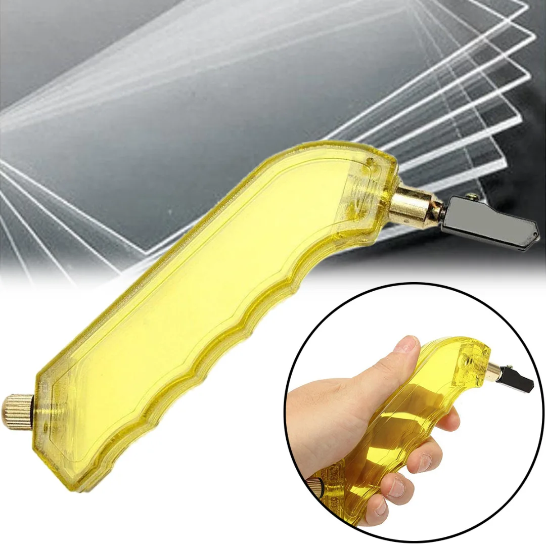 1pcs Newest Pistol Grip Stained Oil Glass Cutter Tungsten Carbide With Dropper Tool