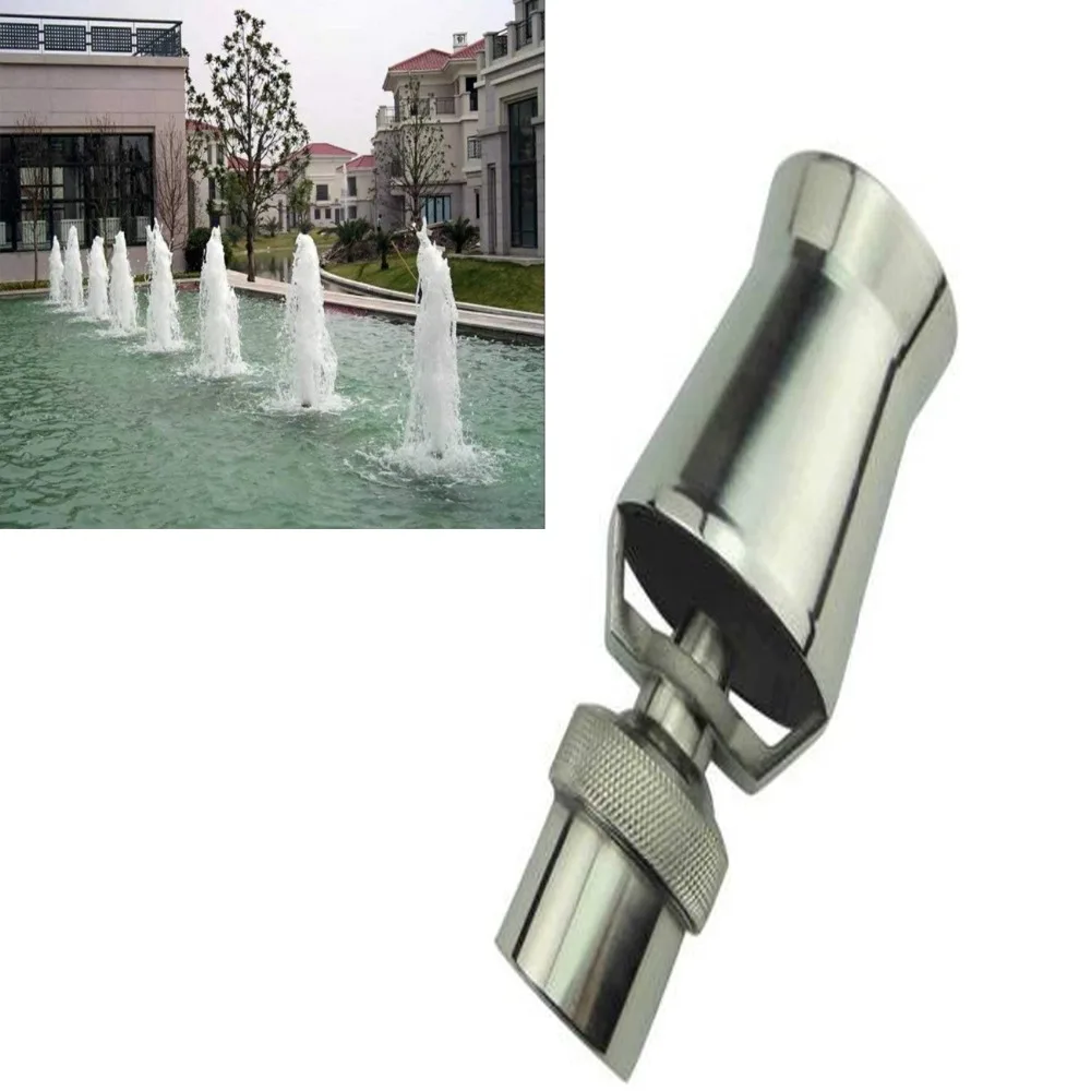 Jet type DN40 DN15 DN20 DN25 DN50 high quality stainless steel cedar ice tower fountain nozzle garden pool fountain sprayer