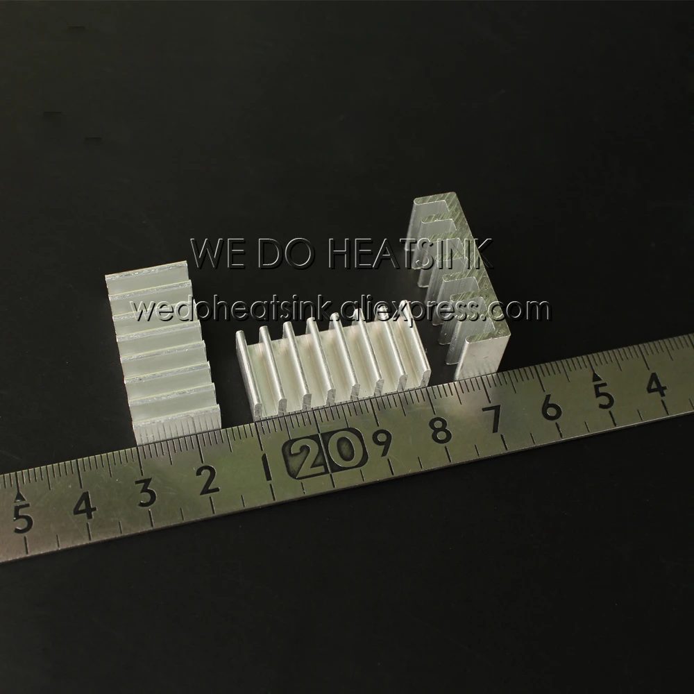 WE DO HEATSINK 10pcs 14x30x8mm DIY Extrusion Epoxy Attach On Heatsink Aluminium Cooler Cooling For DIP