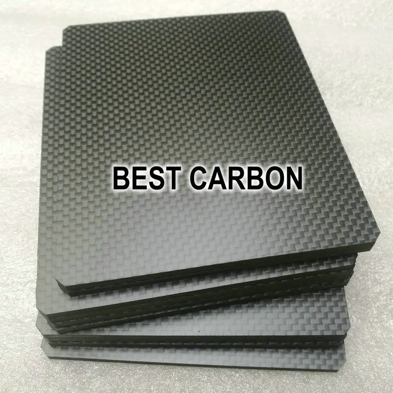 FREE SHIPPING 101mm x 125mm x 3mm thickness 100% Carbon Fiber Plate , carbon fiber sheet ,  carbon  fiber panel