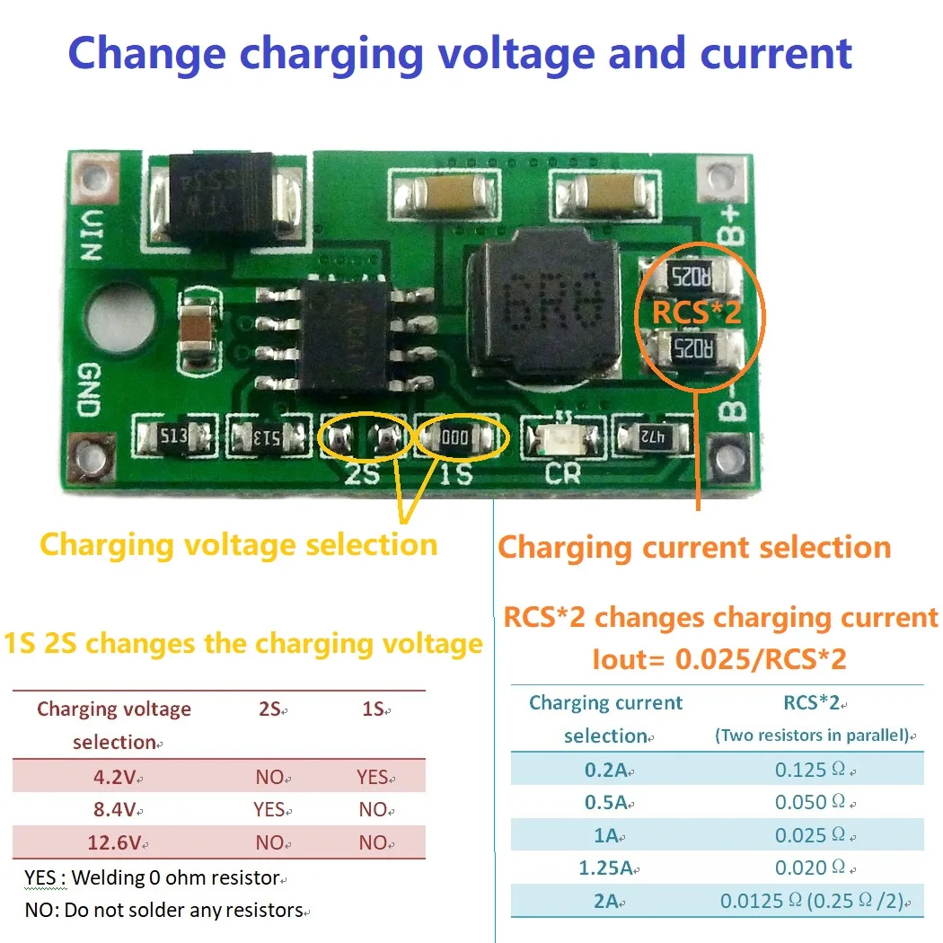 1S 2S 3S DC 5-23V To 4.2V 8.4V 12.6V Multi-Cell Li-Ion Lithium Battery Charger For Solar Charging Portable Device