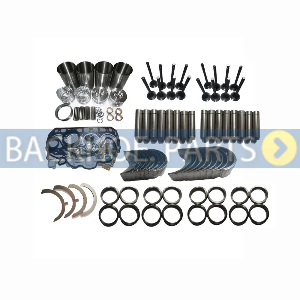 

Engine Overhaul Rebuild Kit for Yanmar 4TNV98T Takeuchi TB175W TB285 TL240 TT12 TT10