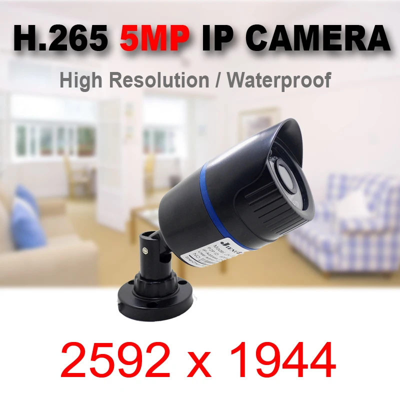 5MP Poe Audio Ip Camera Cctv Security Video Surveillance IPCam Infrared Home Outdoor Waterproof Night Vision CCTV Bullet XMEye