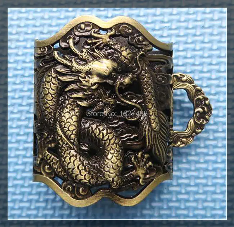 Set Dragon Theme Chinese KungFu/TaiChi Dao Sword DIY Fitting High-Grade Kirsite Han Jian Accessory Nice Metal Crafts