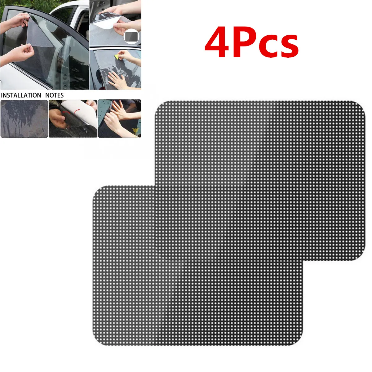 

4pcs/lot Car Window Sun Shade Cover Static Cling Screen 16 1/2" x 15"