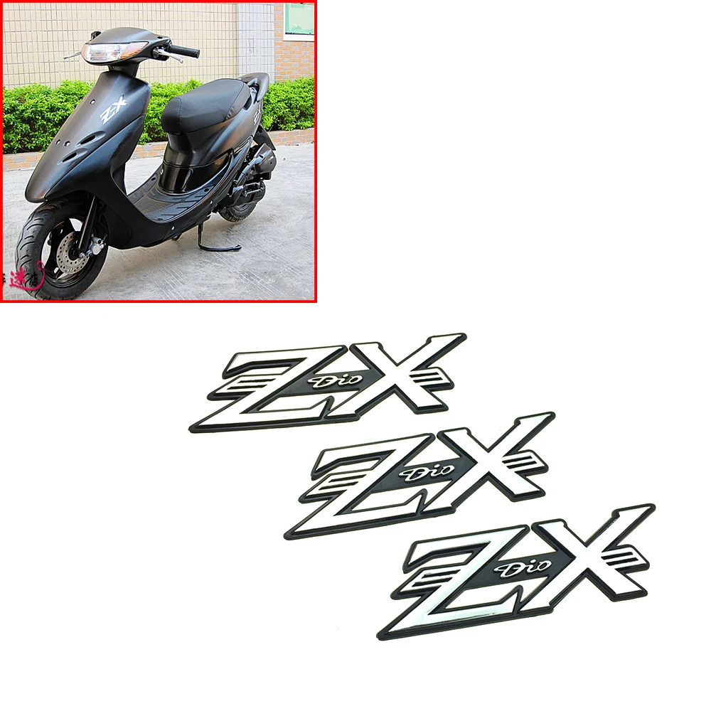 Motorcycle reflective stickers Decals logo decorative stickers For HONDA DIO ZX AF27 AF28 AF34 AF35 3D logo sticker