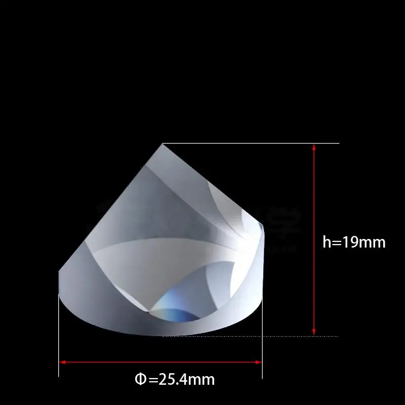 

Оптическое стекло призма, пирамида K9 25,4x19 мм, рефрактор физики, оптический спектр