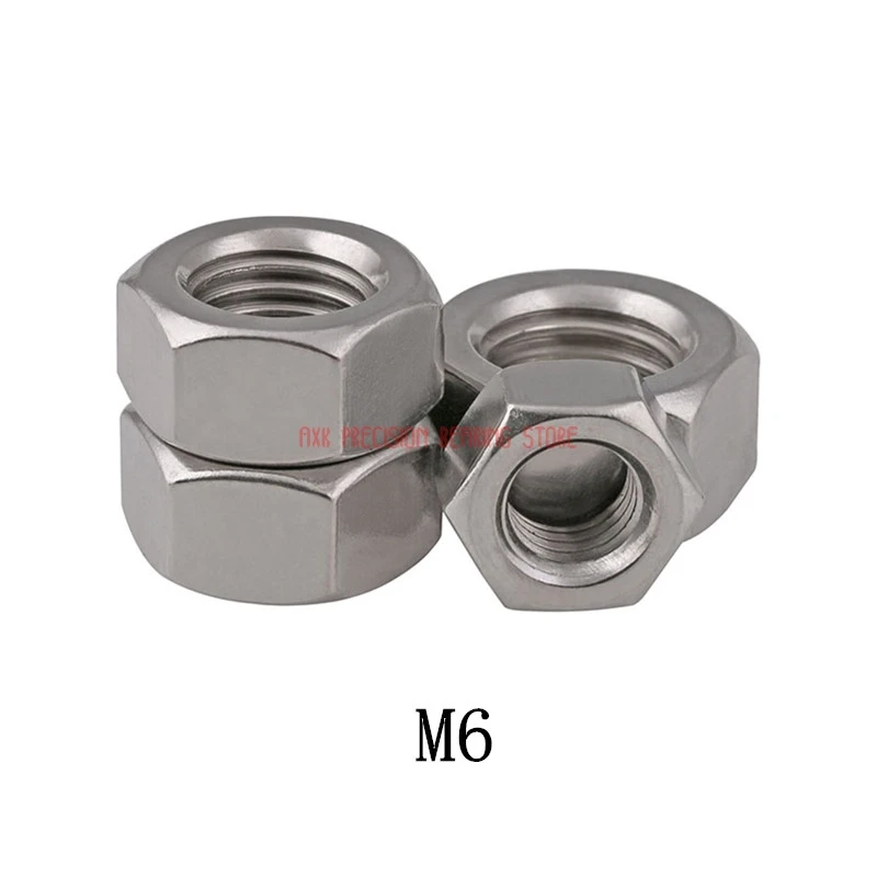 

2023 New Arrival New Rivet Nut Decor Wood Furniture 500pcs Din934 M6 Stainless Steel Hex Nut