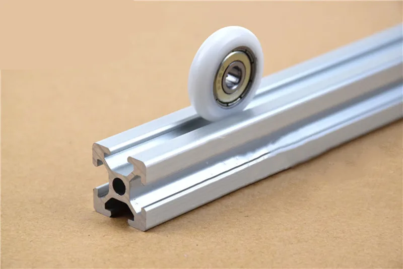 [R0627-7] 10 Pcs Tertanam Bearing Pulley Paket Plastik Bearing Pulley Windows Roda Kecil Roda Nilon Pom Pulley R Type 6*27*7 Mm