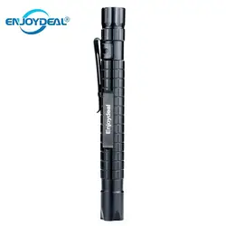 Küçük LED el feneri Torch 1000LM lamba klip Mini su geçirmez LED LED el feneri Torch cep Penlight fener kamp için