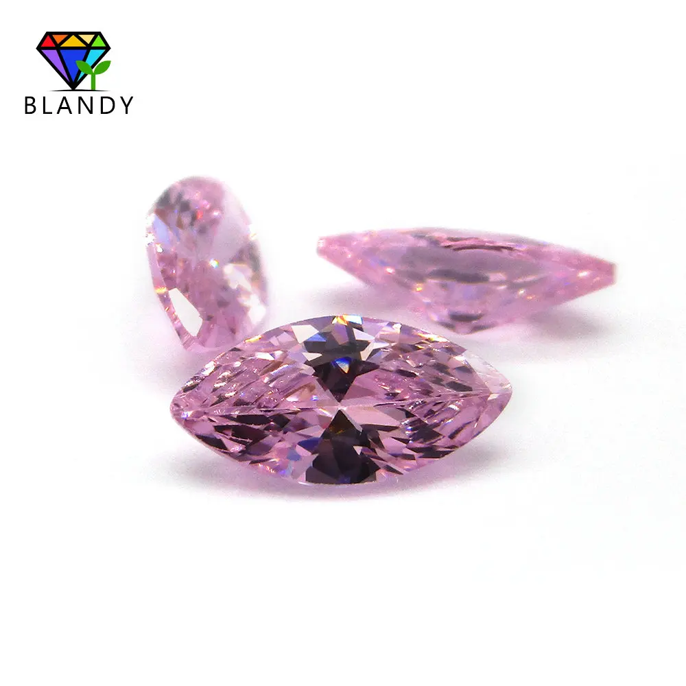 White CZ Stones 5A Grade 1.5x3~4*8mm Marquise Cut Garnet, Black, Olive, Purple, Lavender, Pink Cubic Zirconia Stone For Jewelry