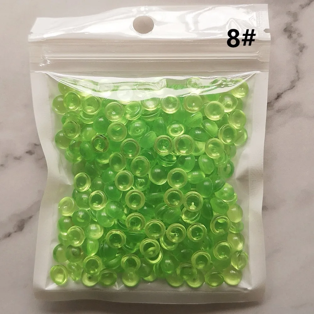 40g Approx 300pcs Flat Beads Slime Accessories Balls fishbowl Bead for slime filler Fish Tank Decor Children kids DIY supplies