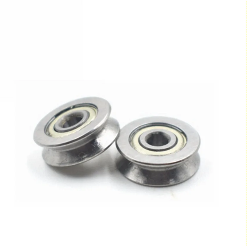 200pcs/lot V623ZZ  623VV 3x12x4 V groove track roller wheel ball bearings 3*12*4 mm embroidery machine pulley