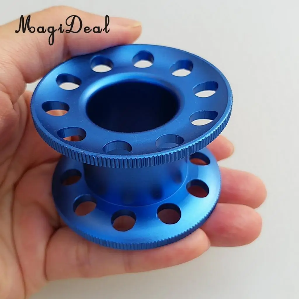 Aluminum Scuba Diving Finger Tech Spool Dive Diver Freediving Wreck Cave Reel Water Sports Snorkeling Guide Line Spool Access