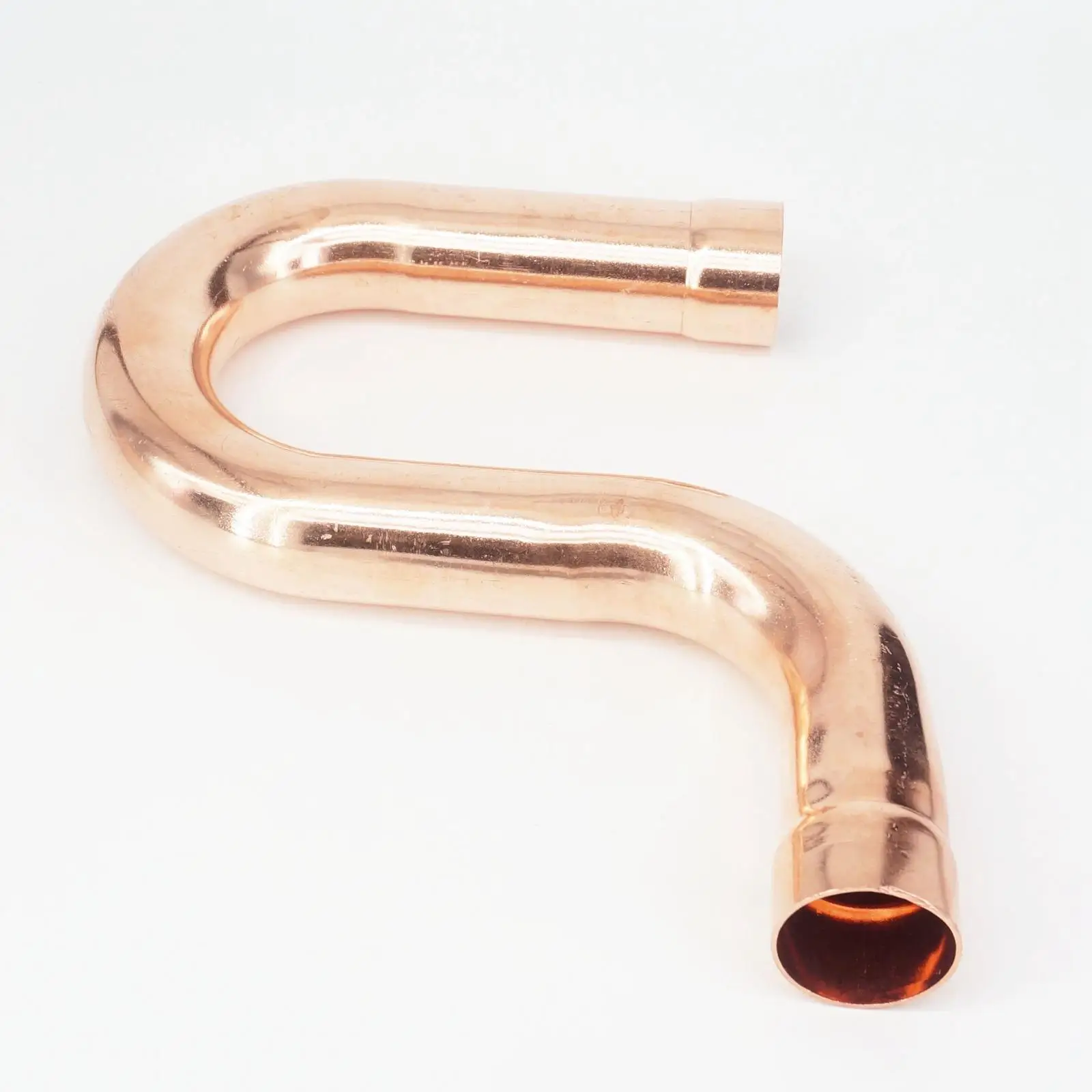 

I.D 35x1.2mm Copper End Feed P Trap Pipe Adapter Air Conditioner Refrigeration Water Heater