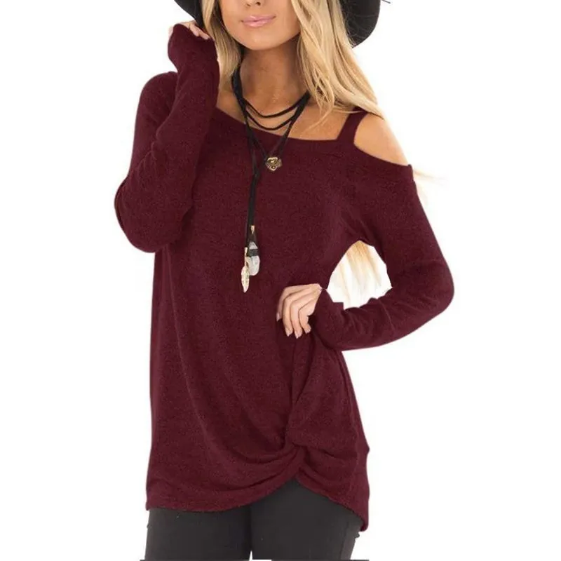 Winter Maternity Tops Knitted T-Shirt Pregnant Women Basic T-Shirt Clothes Long Sleeve Clothes