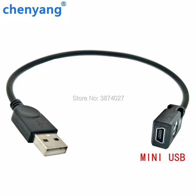 

USB male to Mini usb/Micro usb/type-c female data adapter line high quality for mobile phone tablet usb cable 30cm