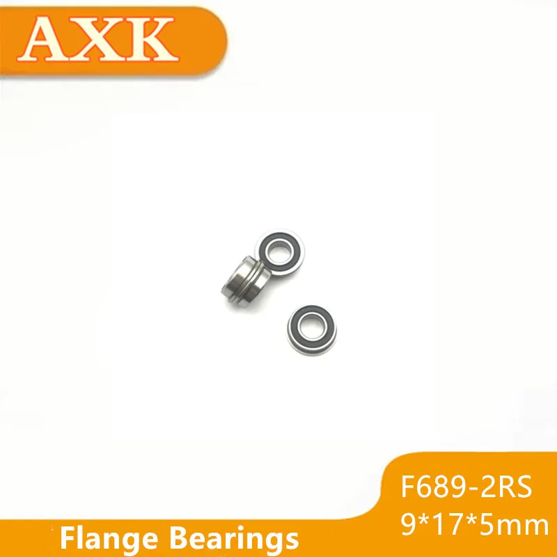 

2023 New Arrival Special Offer F689-2rs Bearing 9x17x5mm ( 10 Pcs ) Abec-3 Miniature Flanged F689rs Ball Bearings Rf-1790dd