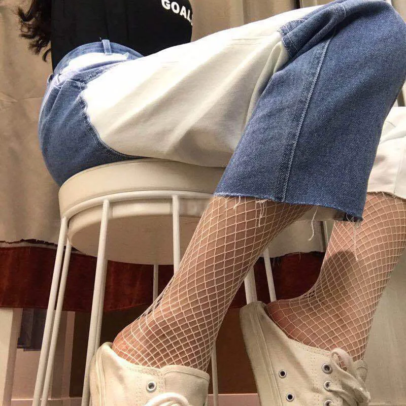 SEXY women high waist fishnet stocking fishnet club tights panty knitting net pantyhose trouser mesh lingerie tt016 1pcs/lot