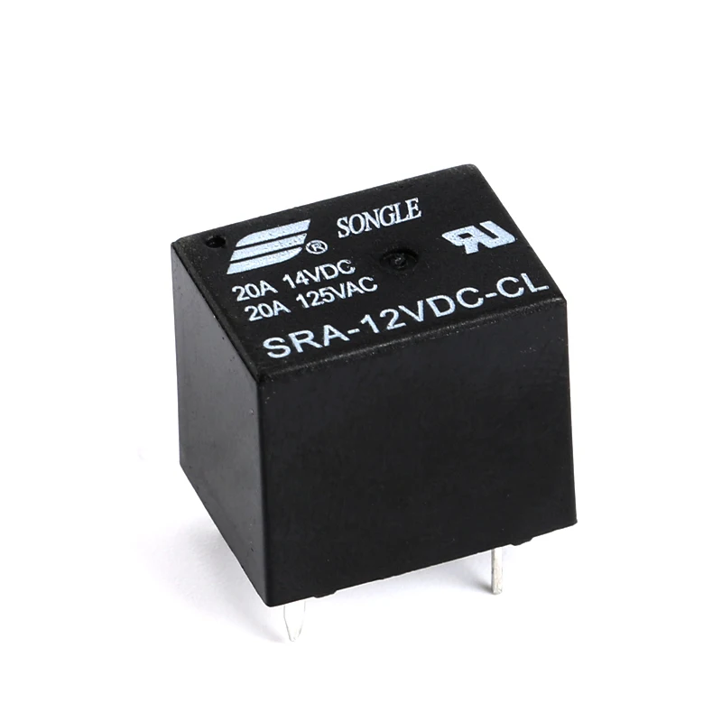 2PCS Relays SRA-05VDC-CL SRA-12VDC-CL SRA-24VDC-CL  5V 12V 24V 20A 125VAC 5PIN T74 DC Power Relays