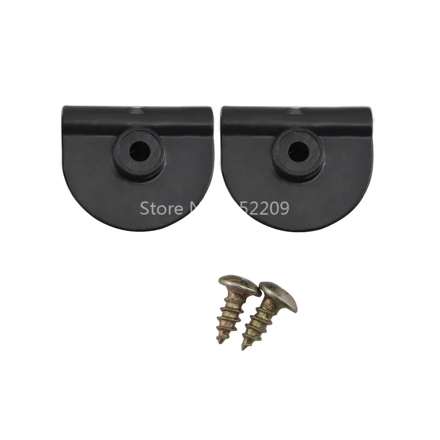 Black Side Battery Cover Clips Mount Clamp L&R Fits For Harley Sportster XL883 XL1200 48 72 2004-2018