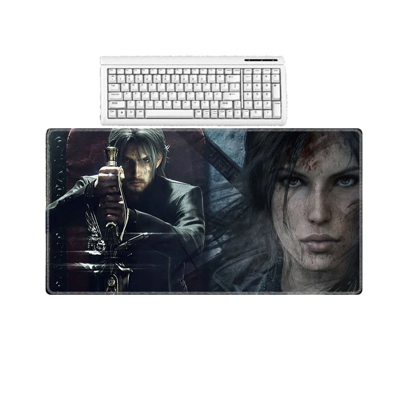 XGZ DIY Custom Speed Edition Large Game Mouse Pad Tomb Raider Gamer Games Video MousePads Size 30X60 To 40X90 Cm for Surprise