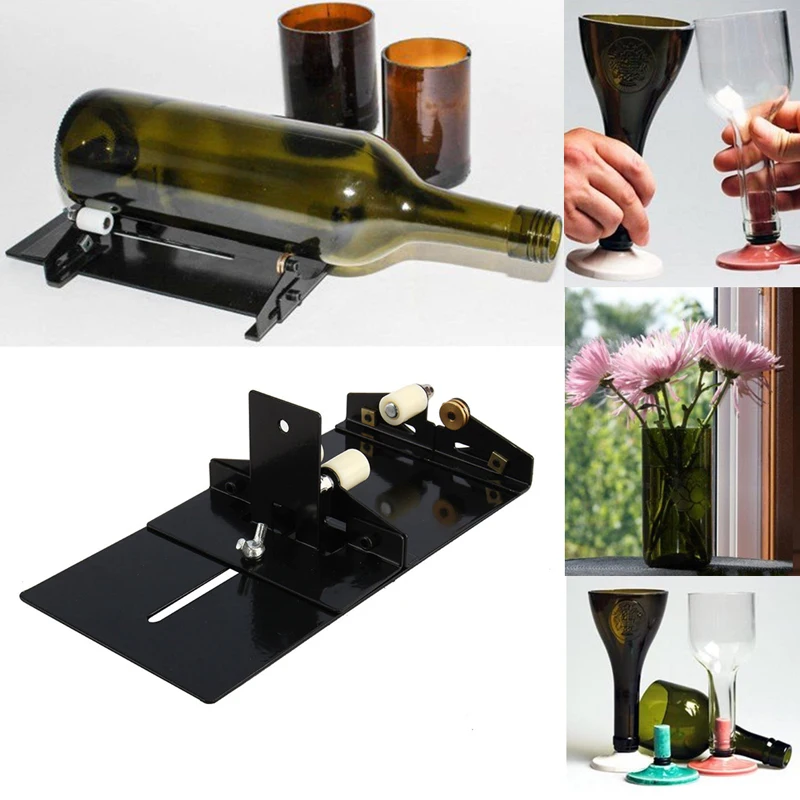 Diy Rvs Flessen Schneider Cutter Wijn Bier Glas Cutter Tool