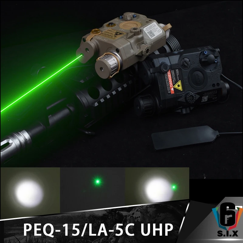 Weapon Tactical Softair Surefir An Peq Green Laser AN PEQ-15/LA-5C UHP Flashlight With Green IR LED PEQ15 Surfire Light