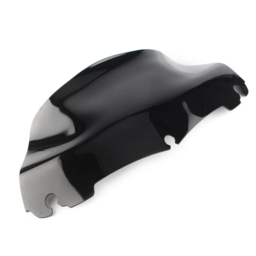 Electra Glide Street Touring Motorbike Windshield Windscreen For Harley 2014 2015 2016  9\'\' 9 Inches Wave ABS Plastic