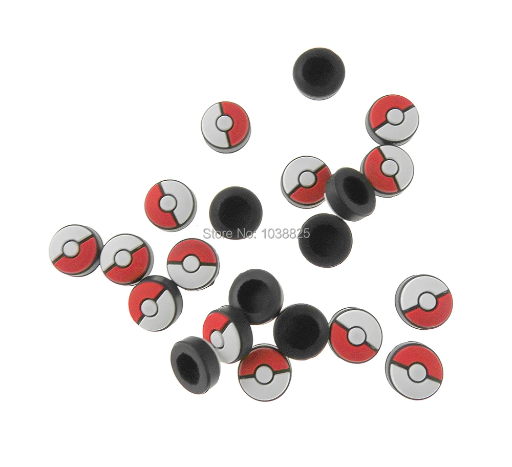 

200pcs Silicone Caps For Poke Ball Plus Thumbstik Rubber Grip Cover For Nintend Switch NS Pokeball Game Analog Cap