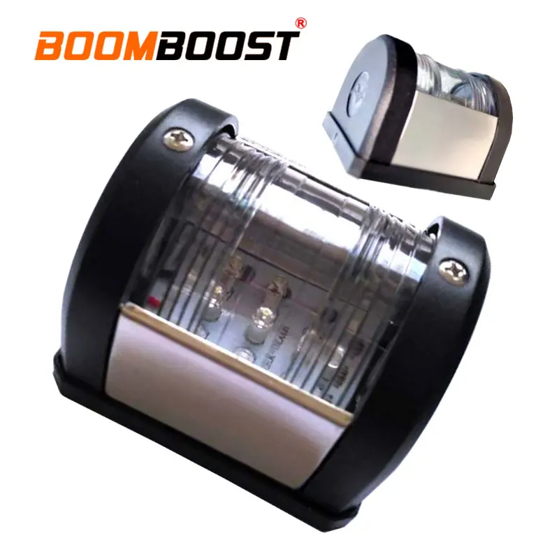 

1 Pc 12V Stainless Steel Waterproof 135 Degrees Tail Stern Light Port Bulb Navigation LED Light For Boat Marine Yacht