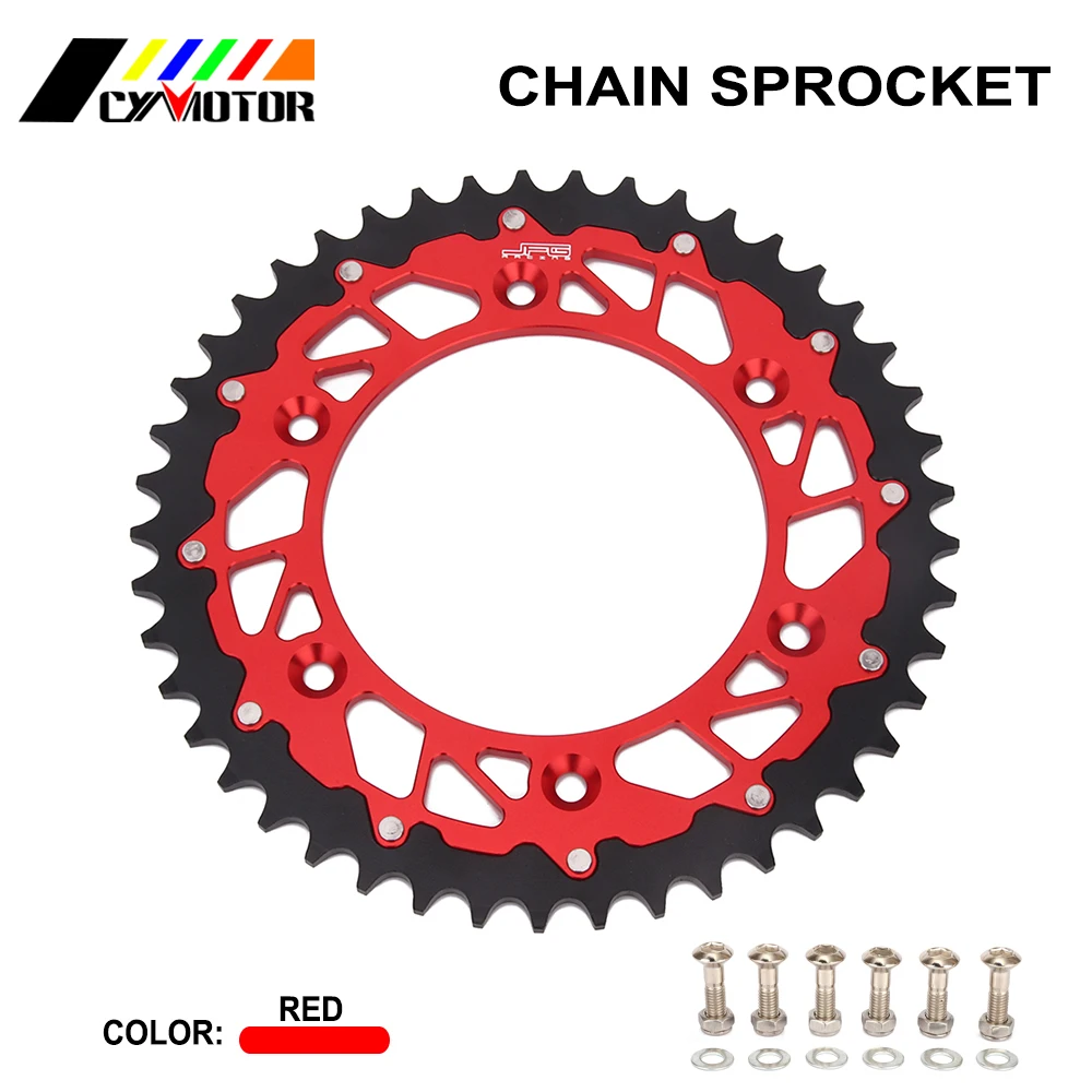 Motorcycle 45 47 48 49 50 51 52 Rear Chain Sprocket For HONDA CR125R CR250R CR500R CRF XR 125 230 250 450 400 600 650 R X L