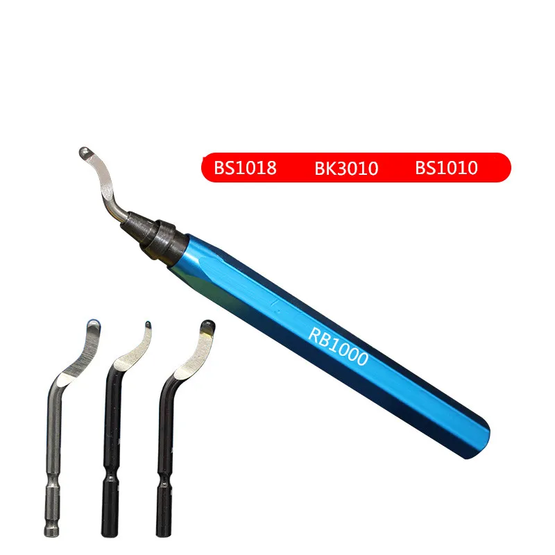Imagem -05 - Lâmina de Rebarbação de Bs1018 Manual Trimmer Bit Ferramenta Bs1010 Faca de Plástico bk 3010 Aço Inoxidável