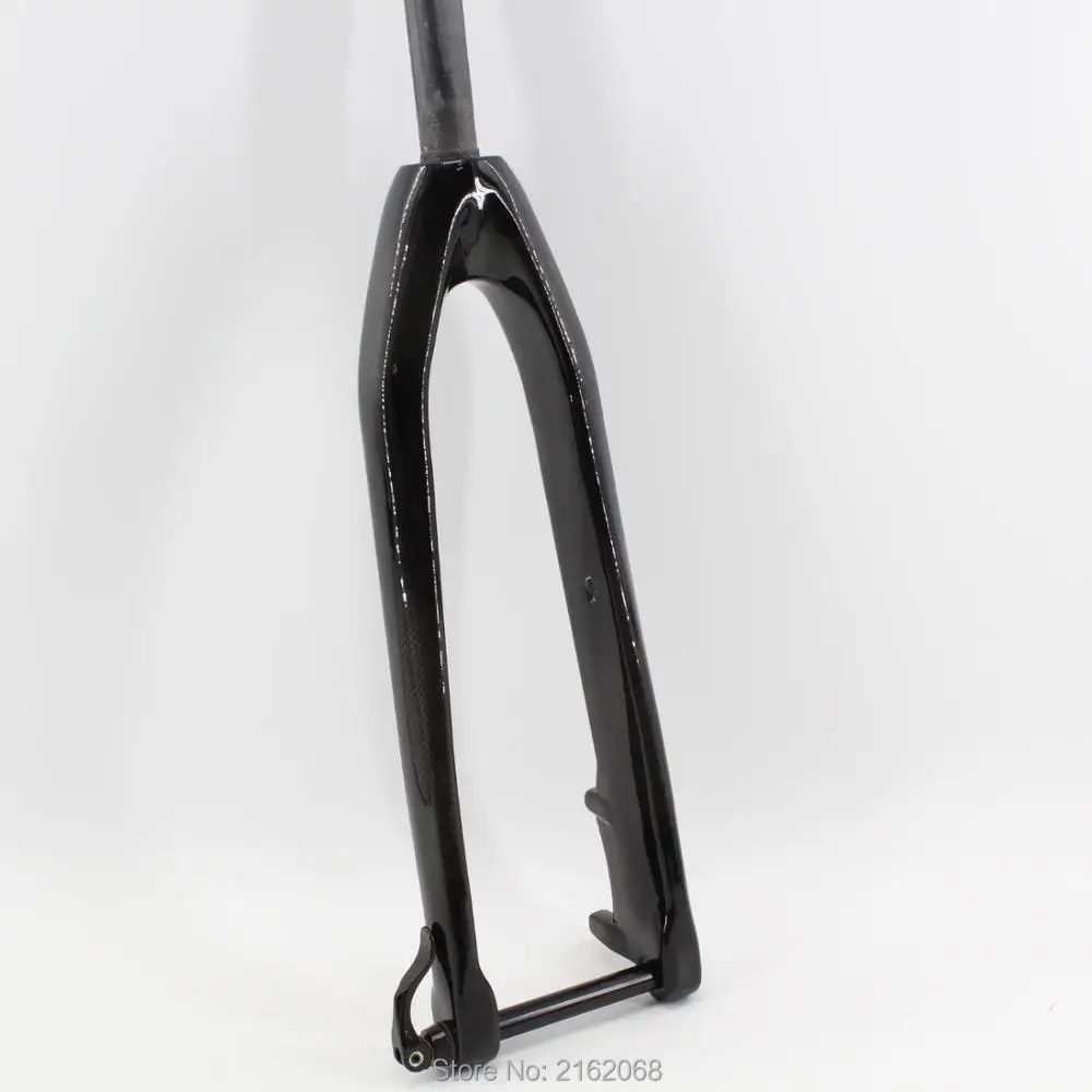 

New 26 27.5 29er inch Mountain bike 3K full carbon fibre disc brake bicycle front fork thru axle straight inner cable