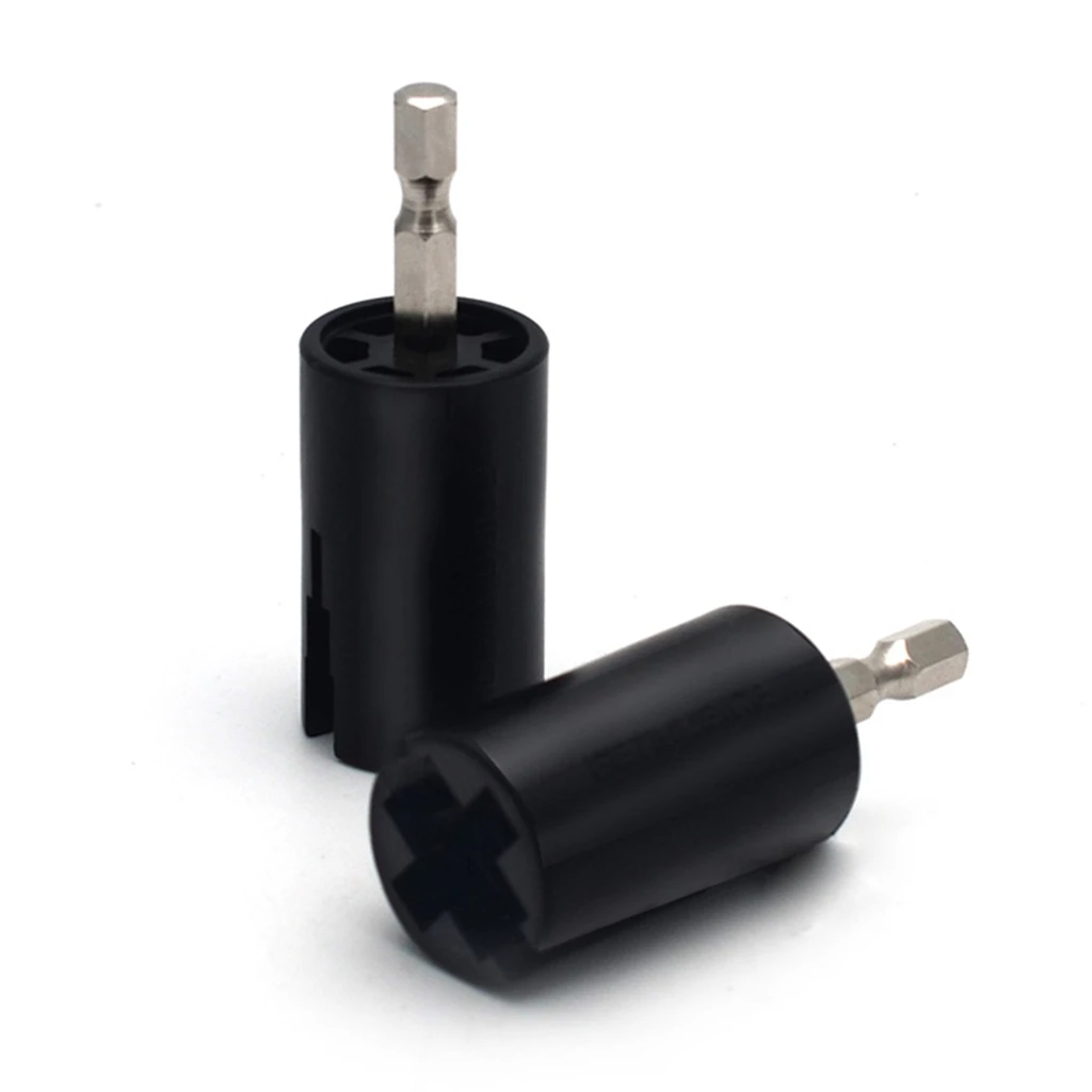 Portable Guitar Bass Replacement Electric Drill String Winder Plug Black
