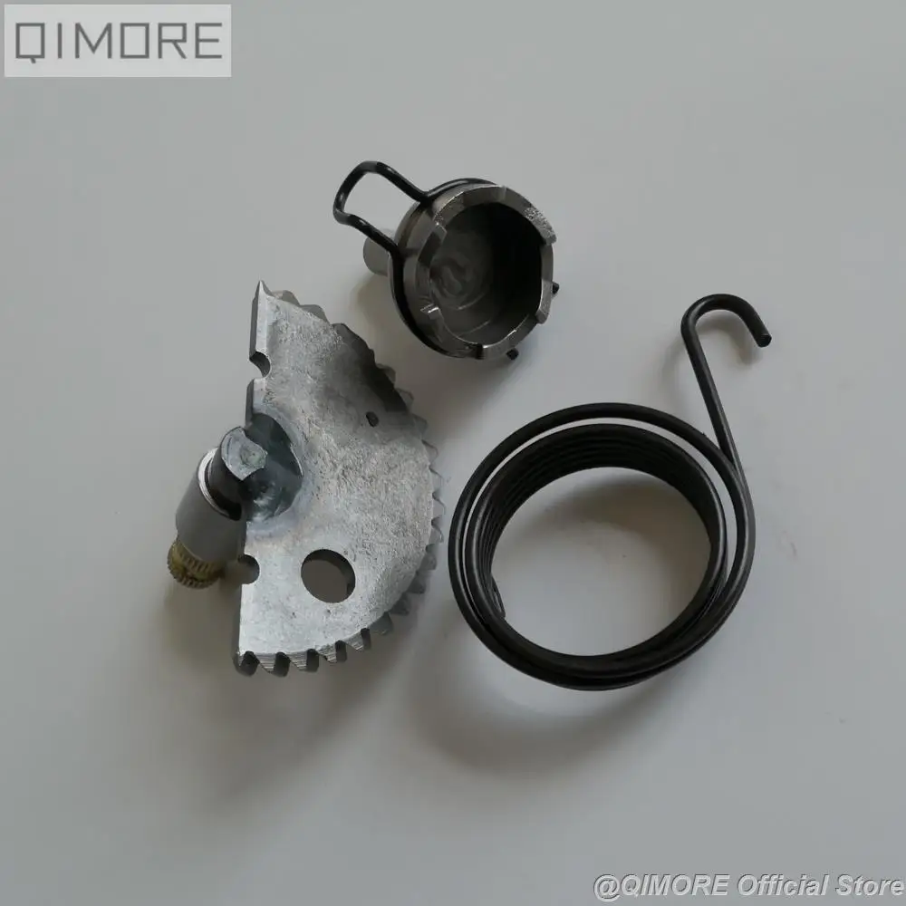 20-tooth Kick Starter Shaft + 8-tooth Idler Gear + Kick Starter Spring for 4 stroke scooter moped 139QMB 147QMD GY6 50 60 80 CC